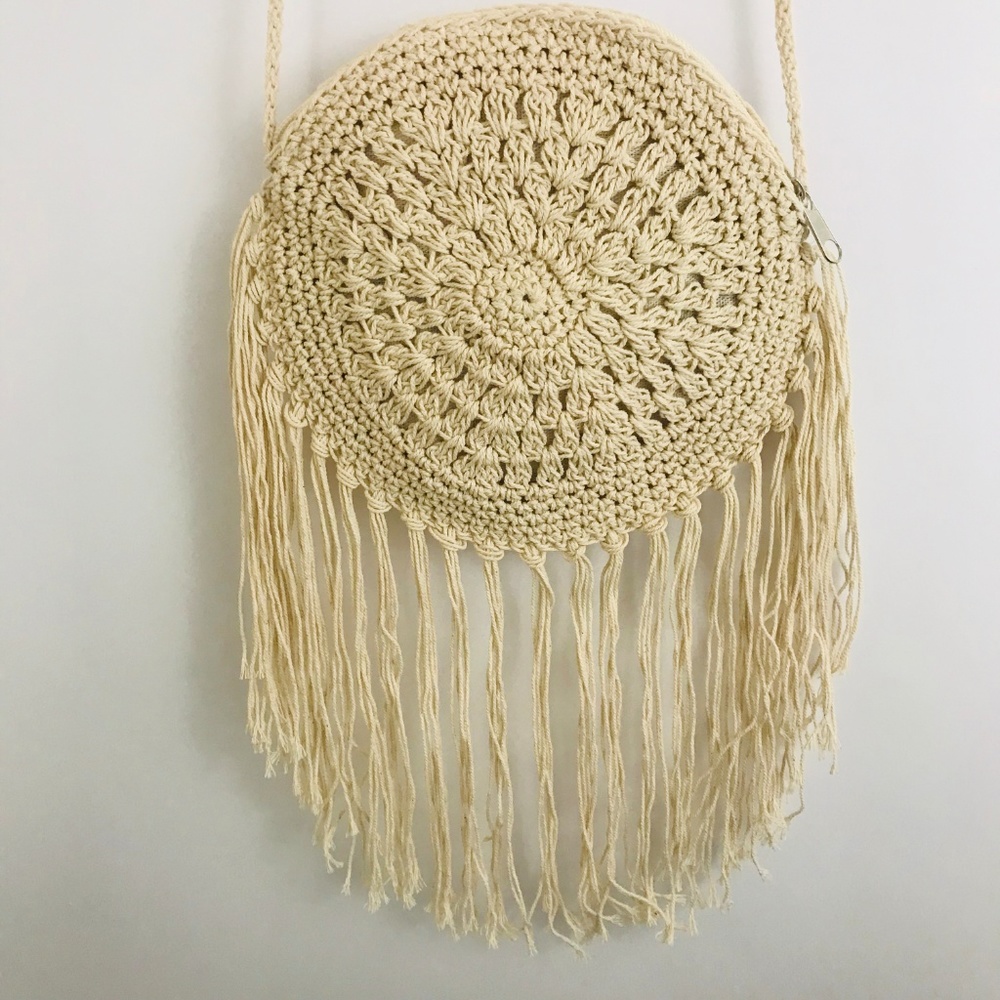 ⭐️HOST PICK⭐️ Boho Fringe Bag Festival Crochet - Picture 3 of 5